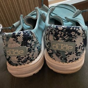 Sea Blue Hey Dudes, Womens 9